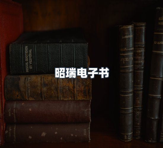 关于昭瑞电子书